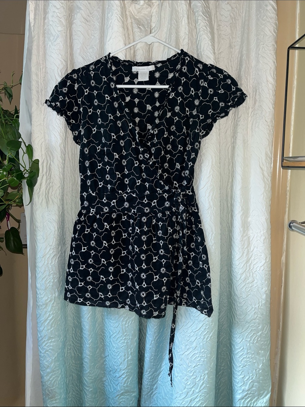 Charlotte Russe Black and White Wrap Dress